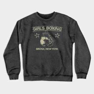 Girls Boxing Bronx, New York 1996 Crewneck Sweatshirt